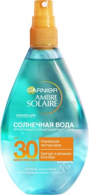 Купить garnier ambre solaire (гарньер) спрей солнцезащитный солнечная 150мл spf30 в Заволжье