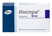 Купить инспра, таблетки, покрытые пленочной оболочкой 50мг, 30 шт в Заволжье