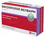 Купить бисопролол велфарм, таблетки покрытые пленочной оболочкой 10 мг, 90 шт в Заволжье