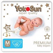 Купить yokosun premium (йокосан) подгузники размер m (5-10кг) 62шт в Заволжье