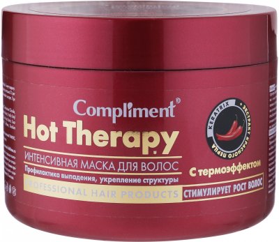 Купить complimen hot therapy (комплимент) маска для волос интенсивная с термоэффектом, 500мл в Заволжье