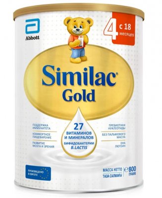 Купить симилак (similac) 4 gold сухое молочко напиток детский молочный 800г в Заволжье