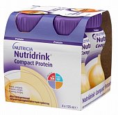 Купить nutridrink (нутридринк) компакт протеин согревающий вкус имбиря и тропических фруктов 125мл, 4 шт в Заволжье