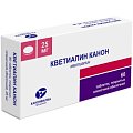 Купить кветиапин-канон, таблетки, покрытые пленочной оболочкой 25мг, 60 шт в Заволжье