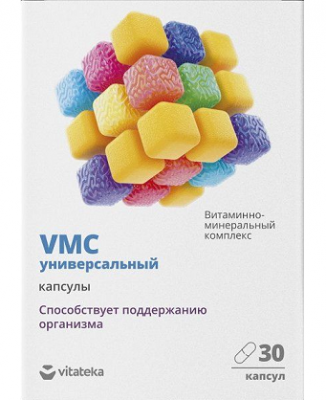 Купить витаминно-минеральный комплекс vmc универсальный витатека, капсулы 30 шт бад в Заволжье