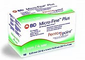 Иглы BD Микро-файн Плюс ПентаПоинт для шприц-ручки 0,23х4,0мм (32G) №100 (320497)
