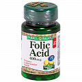 Купить nature's bounty (нэйчес баунти) фолиевая кислота 400мкг, таблетки 100 шт бад в Заволжье