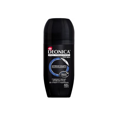 Купить deonica (деоника) дезодорант антиперспирант для мужчин активная защита ролик, 50мл в Заволжье