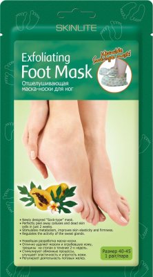 Купить skinlite (скинлайт) маска-носки для ног отшелушивающая (размер 40-45) в Заволжье