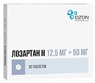 Купить лозартан-н, таблетки, покрытые пленочной оболочкой 12,5мг+50мг, 30 шт в Заволжье