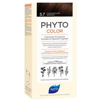 Купить фитосолба фитоколор (phytosolba phyto color) краска для волос оттенок 5,7 светлый каштан в Заволжье