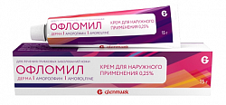 Купить офломил дерма, крем для наружного применения 0,25%, 15г в Заволжье