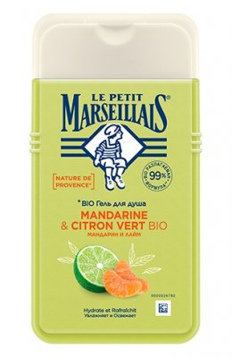 Купить le petit marseillais (ле петит марселл) гель для душа мандарин и лайм, 250мл в Заволжье