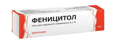 Купить феницитол, гель для наружного примения 0,1%, 30г от аллергии в Заволжье