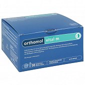 Купить orthomol vital m (ортомол витал м), двойное саше (таблетка+капсула), 30 шт бад в Заволжье
