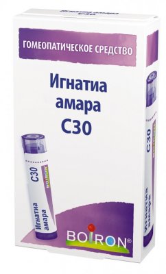 Купить игнатиа амара с30 гранулы гомеопатические, 4 г в Заволжье