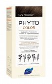 Купить фитосолба фитоколор (phytosolba phyto color) краска для волос оттенок 6,77 светлый каштан-капучино 50/50/12мл в Заволжье
