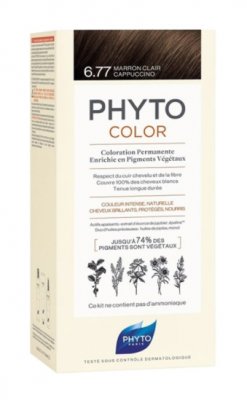 Купить фитосолба фитоколор (phytosolba phyto color) краска для волос оттенок 6,77 светлый каштан-капучино 50/50/12мл в Заволжье