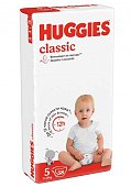 Купить huggies (хаггис) подгузники классик 5 11-25кг 58шт в Заволжье