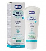 Купить chicco baby moments (чикко) крем питательный для новорожденных, 100мл в Заволжье