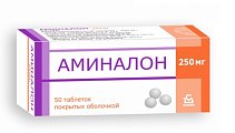 Купить аминалон, таблетки, покрытые оболочкой 250мг, 50 шт в Заволжье