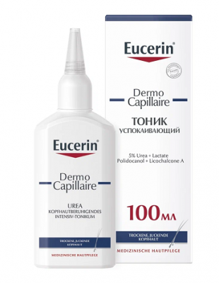 Купить eucerin dermo capillaire (эуцерин) тоник для кожи головы успокаивающий 100 мл в Заволжье