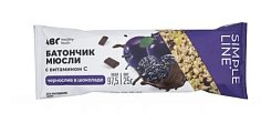 Купить abc healthy food (abc хэлси фуд) батончик мюсли чернослив в шоколаде с витамином с, 25г бад в Заволжье