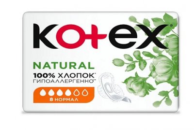 Купить kotex natural (котекс) прокладки нормал 8шт в Заволжье