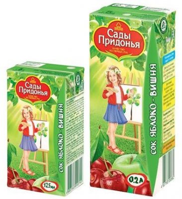 Купить сады придонья сок, ябл/виш 125мл (сады придонья апк, россия) в Заволжье