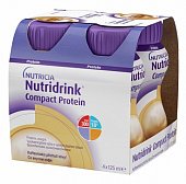 Купить nutridrink (нутридринк) компакт протеин со вкусом кофе 125мл, 4 шт в Заволжье