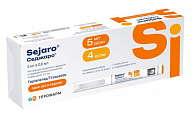 Купить седжаро, раствор для подкожного введения 5мг/доза шприц-ручка 2,4мл 1шт+ игла 4шт в Заволжье