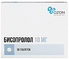 Купить бисопролол, таблетки покрытые пленочной оболочкой 10мг 90шт в Заволжье