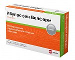 Купить ибупрофен велфарм, таблетки, покрытые пленочной оболочкой 200мг, 30шт в Заволжье