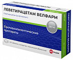 Купить леветирацетам велфарм, таблетки покрытые пленочной оболочкой 500 мг, 30 шт в Заволжье