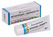 Купить метилурацил+левомицетин, мазь для наружного применения 40 мг/г+7.5 мг/г, туба 50г в Заволжье