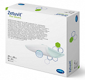 Купить silicone plus zetuvit (цетувит) повязка суперабсорбирующая с контактным слоем из силикона 20смх20см, 10 шт в Заволжье