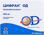 Купить цифран од, таблетки с пролонгированным высвобождением, покрытые пленочной оболочкой 500мг, 10 шт в Заволжье