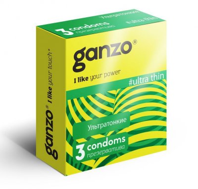 Купить ganzo (ганзо) презервативы ультра твин 3шт в Заволжье