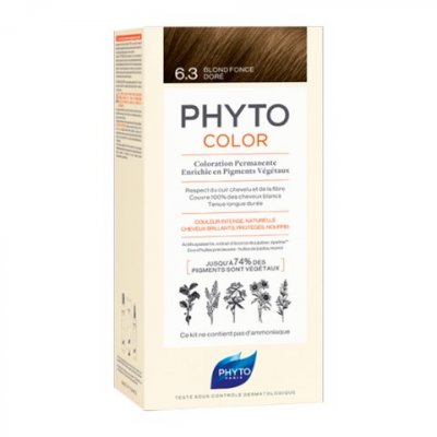 Купить фитосолба фитоколор (phytosolba phyto color) краска для волос оттенок 6,3 темно-золотой блонд в Заволжье