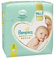 Купить pampers premium care (памперс) подгузники 2 мини 4-8кг, 20шт в Заволжье