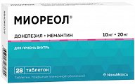 Купить миореол, таблетки, покрытые пленочной оболочкой 10 мг+20 мг, 28 шт в Заволжье