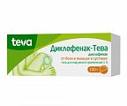 Купить диклофенак-тева, гель для наружного применения 1%, 100г в Заволжье