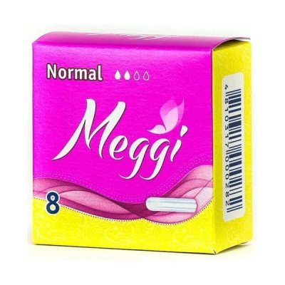 Купить meggi (мегги) тампоны гигиенические нормал, 8 шт в Заволжье