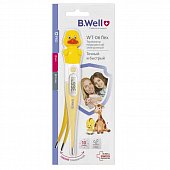Купить термометр электронный медицинский b.well (би велл) wt-06 flex гибкий наконечник утенок в Заволжье