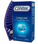Купить contex (контекс) презервативы long love продлевающие 12шт в Заволжье