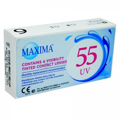 Купить контактные линзы maxima 55 comfort plus №6, -1,25 в Заволжье