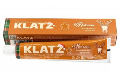Купить klatz (клатц) зубная паста klatzmas имбирный пряник, 75мл в Заволжье
