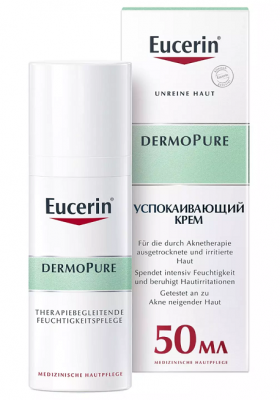 Купить eucerin dermopure (эуцерин) крем для лица для проблемной кожи успокаивающий 50 мл в Заволжье