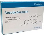 Купить левофлоксацин, таблетки, покрытые пленочной оболочкой 500мг, 10 шт в Заволжье