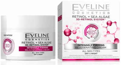 Купить eveline (эвелин) крем-интенсивный лифтинг омоложивающий ретинол и водоросли 50мл в Заволжье